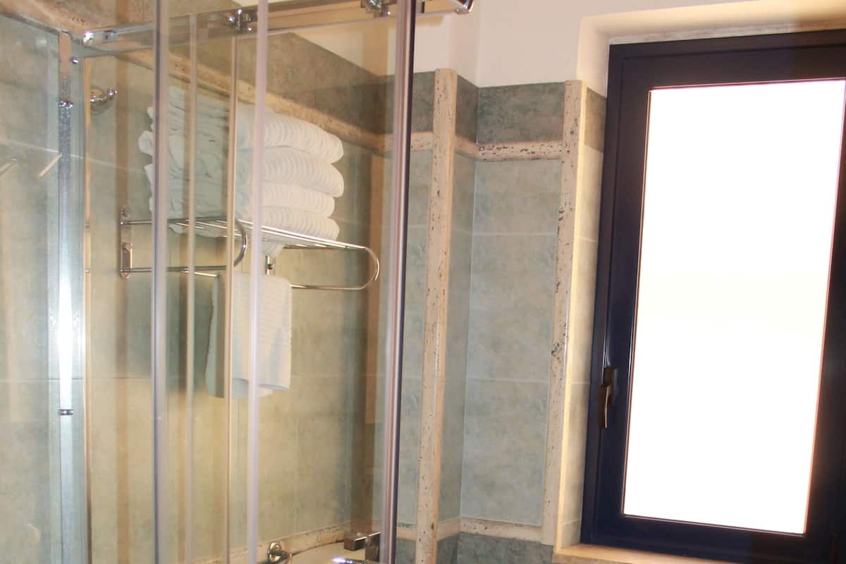 Double Room Single Use | Bathroom | Shower, free toiletries, hair dryer, bidet