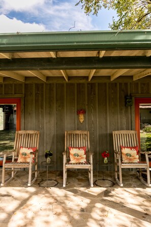 Porch - Lone Star Guest Haus - Small Suite (Fredericksburg)