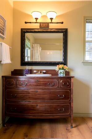 Suite, 1 Double Bed, Non Smoking (Lone Star Guest Haus - Small Suite) | Bathroom sink - Lone Star Guest Haus - Small Suite (Fredericksburg)