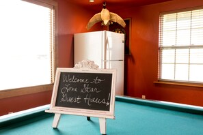 Billiards - Lone Star Guest Haus - Large Suite (Fredericksburg)