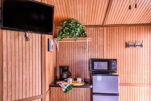 Cabane, 1 chambre | Coin cuisine privé