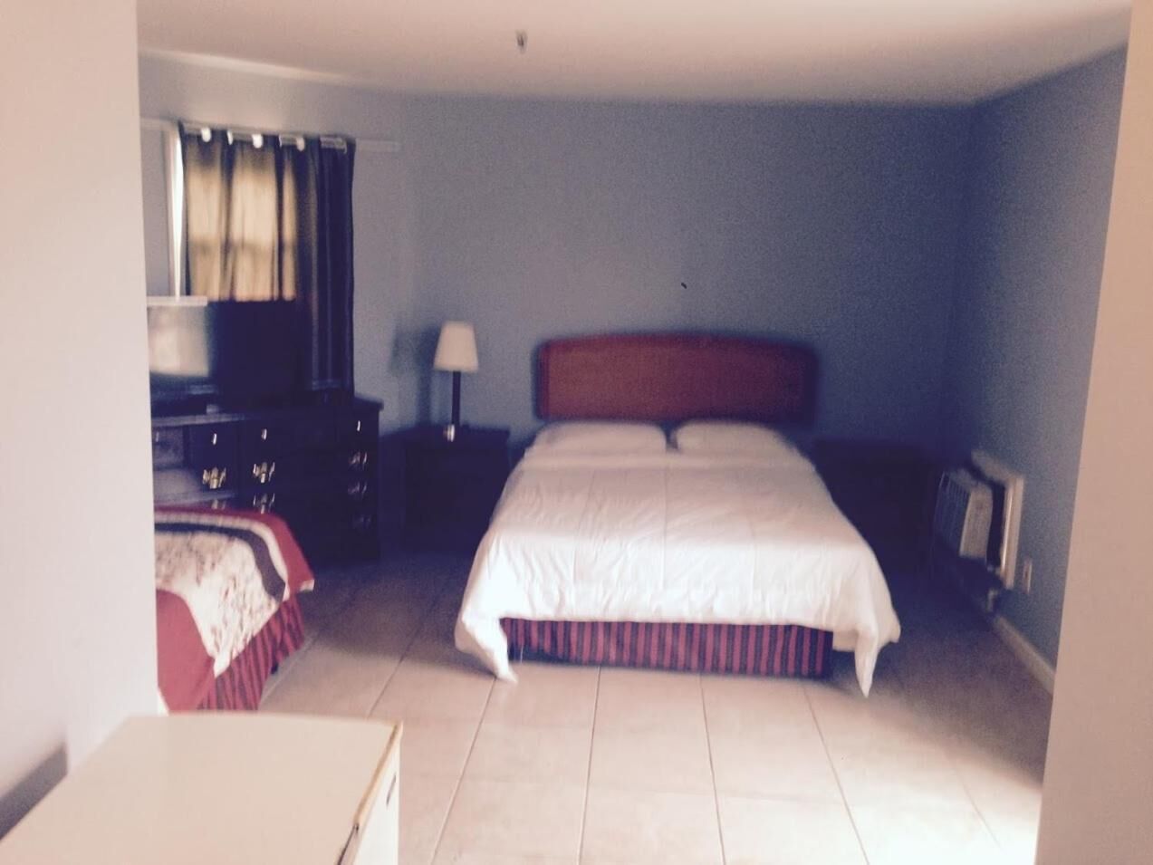 Premium bedding, blackout drapes, soundproofing