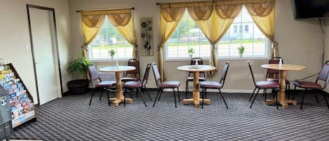 Kontinental frokost er inkludert hver dag