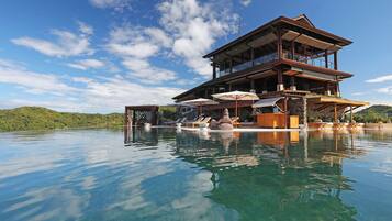 Outdoor pool, open 8 AM to 10 PM, free pool cabanas, pool umbrellas