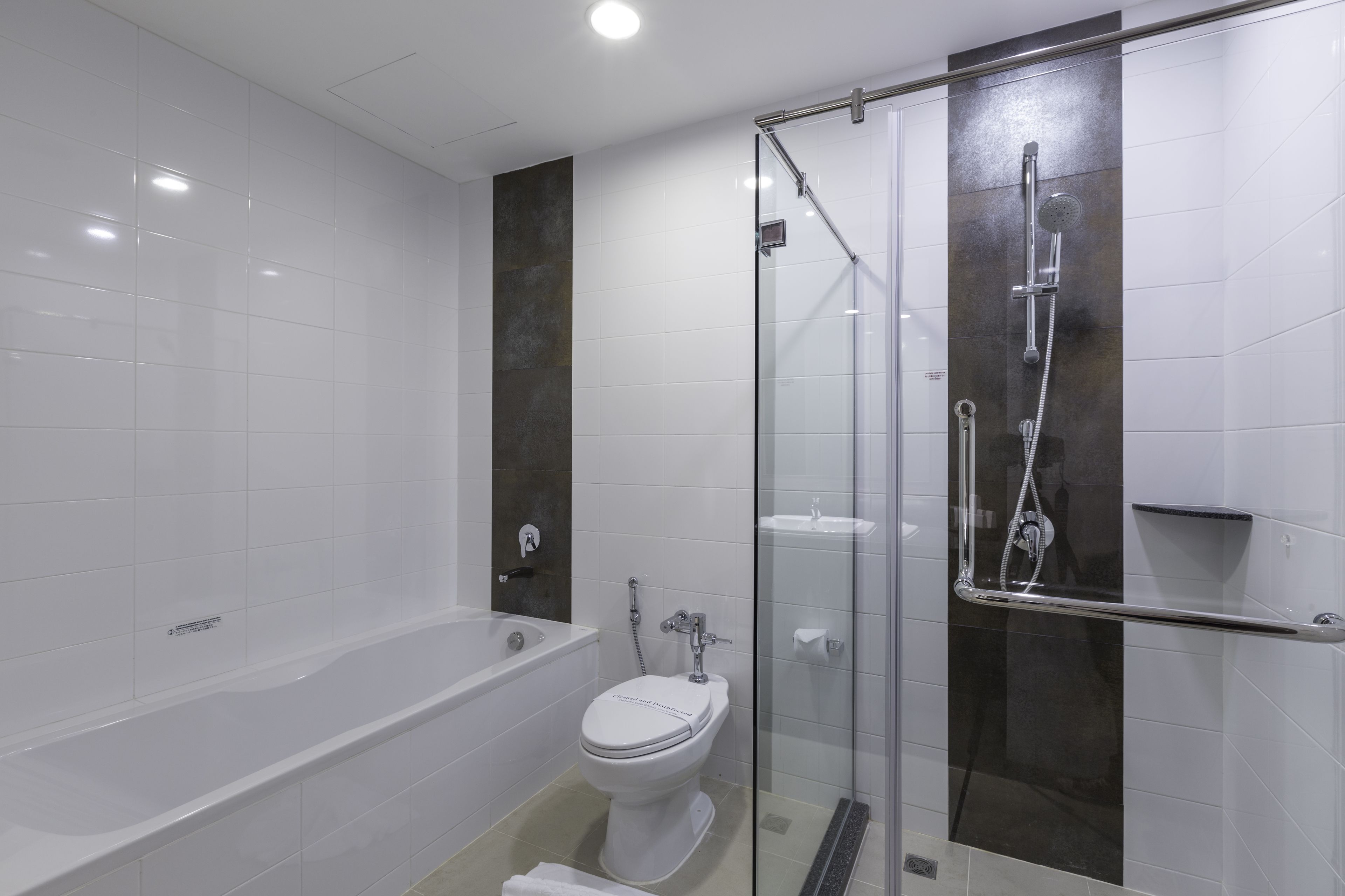 suite, 1 bedroom | bathroom | separate bathtub and shower, free toiletries, hair dryer, bidet