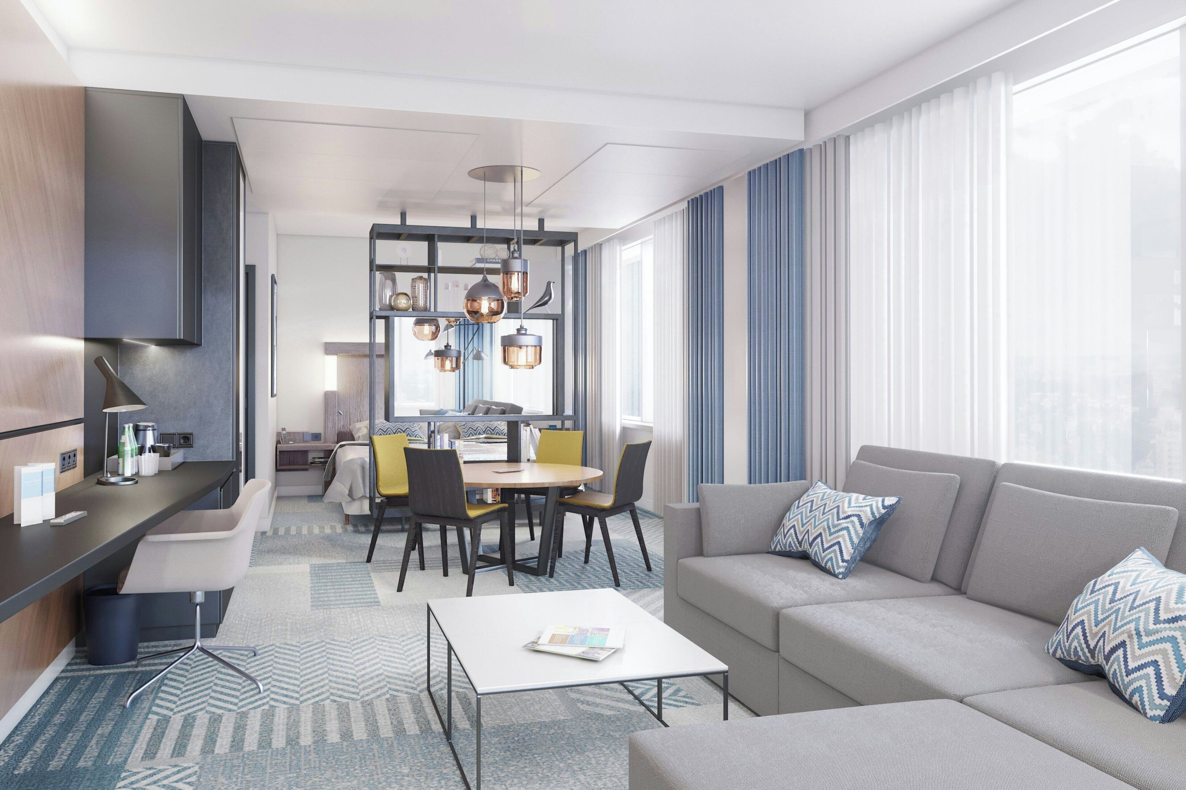 Premium bedding, in-room safe, desk, soundproofing