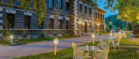 Front of property - evening/night