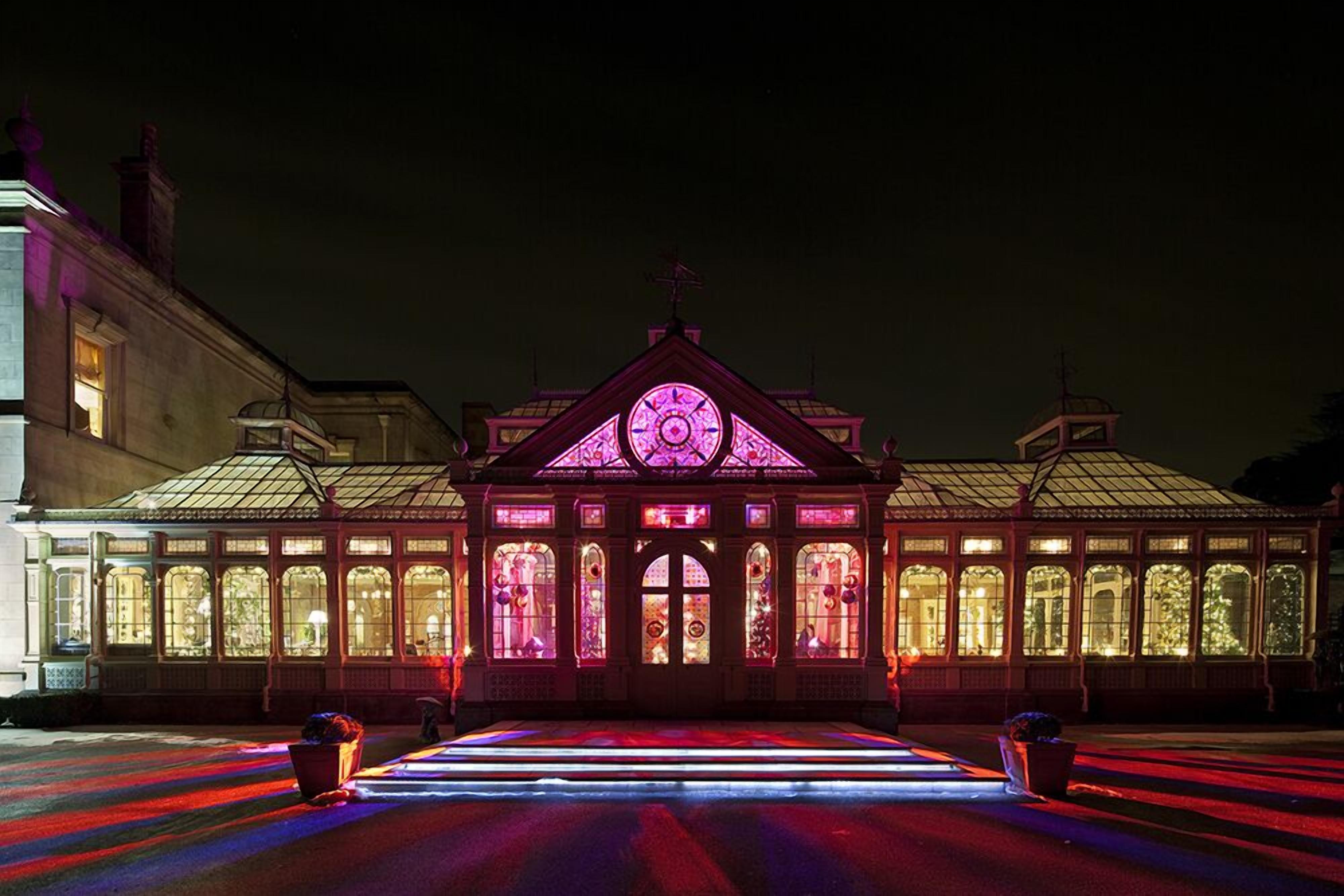 front of property – evening/night