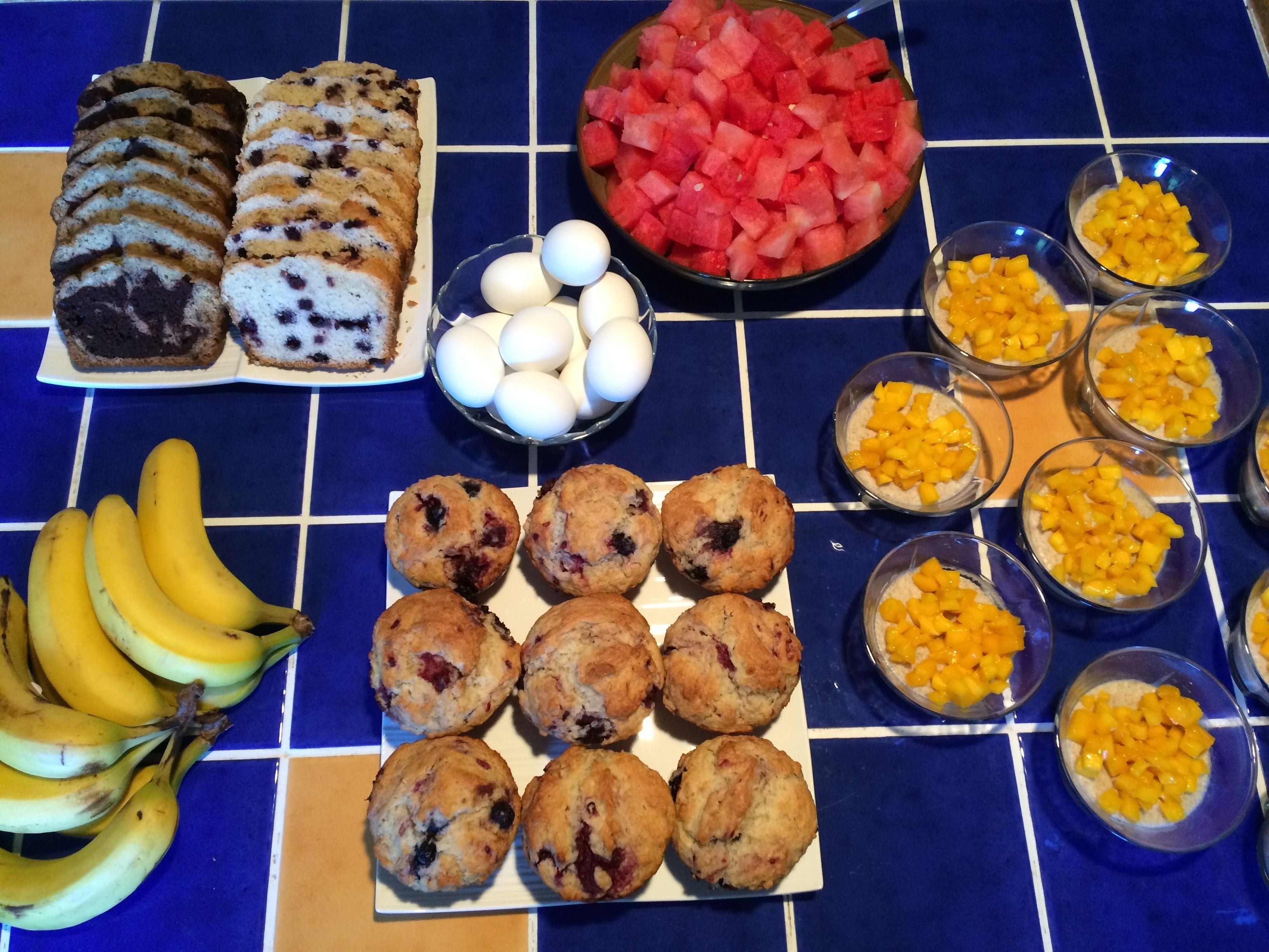 فطور مطهو حسب الطلب يوميًا بتكلفة قدرها (20 CAD للشخص)