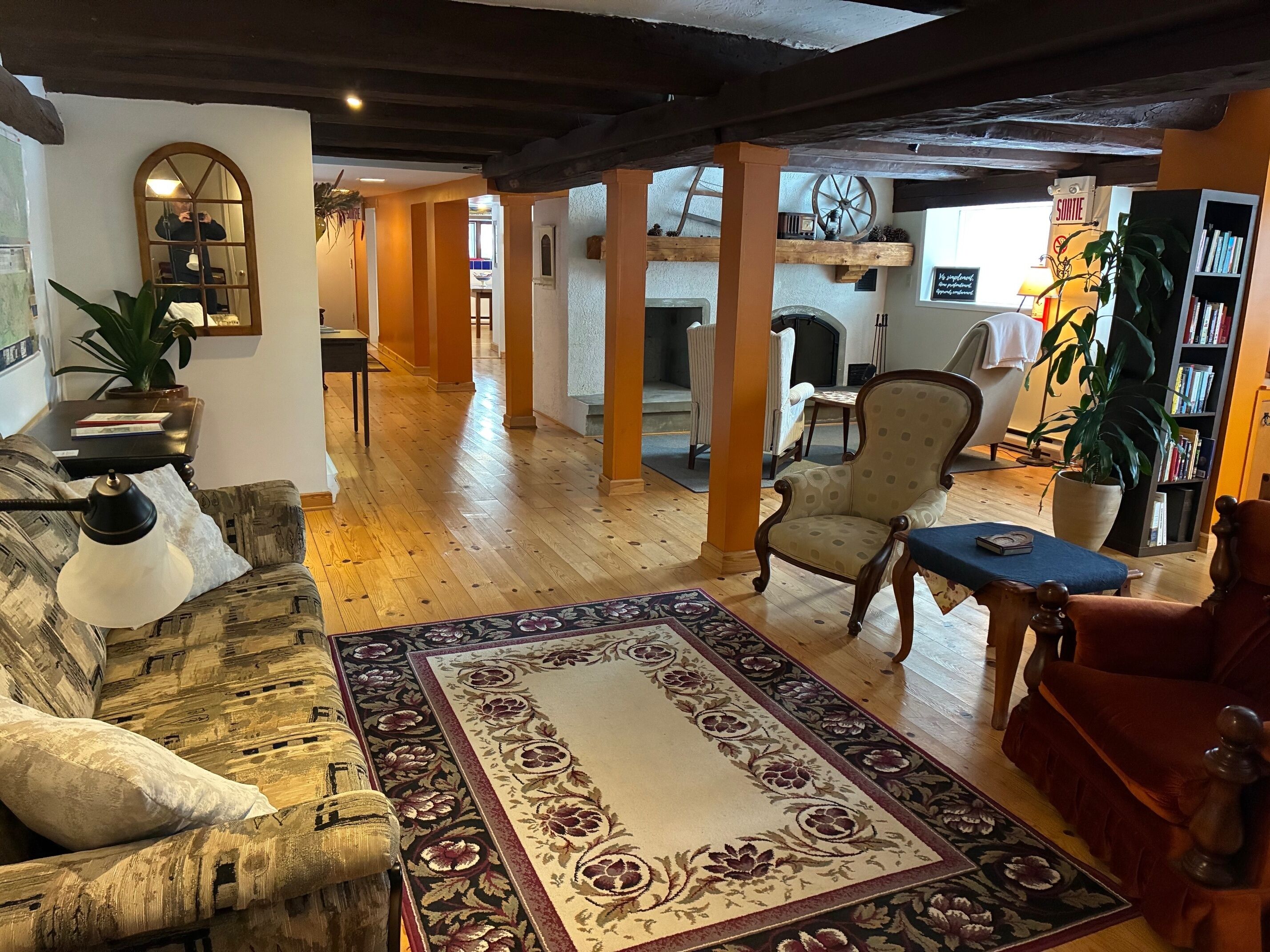 Lobby sitting area