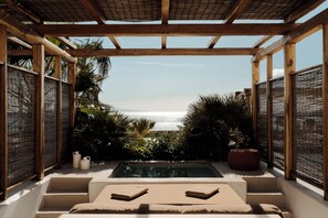 Suite, Jetted Tub, Sea View (Prestige) | Terrace/patio - Branco Mykonos (Mykonos)