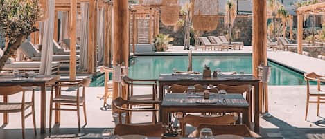 Lunch, dinner served; Greek cuisine, beach views