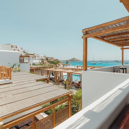 Junior Suite, Partial Sea View | Terrace/patio