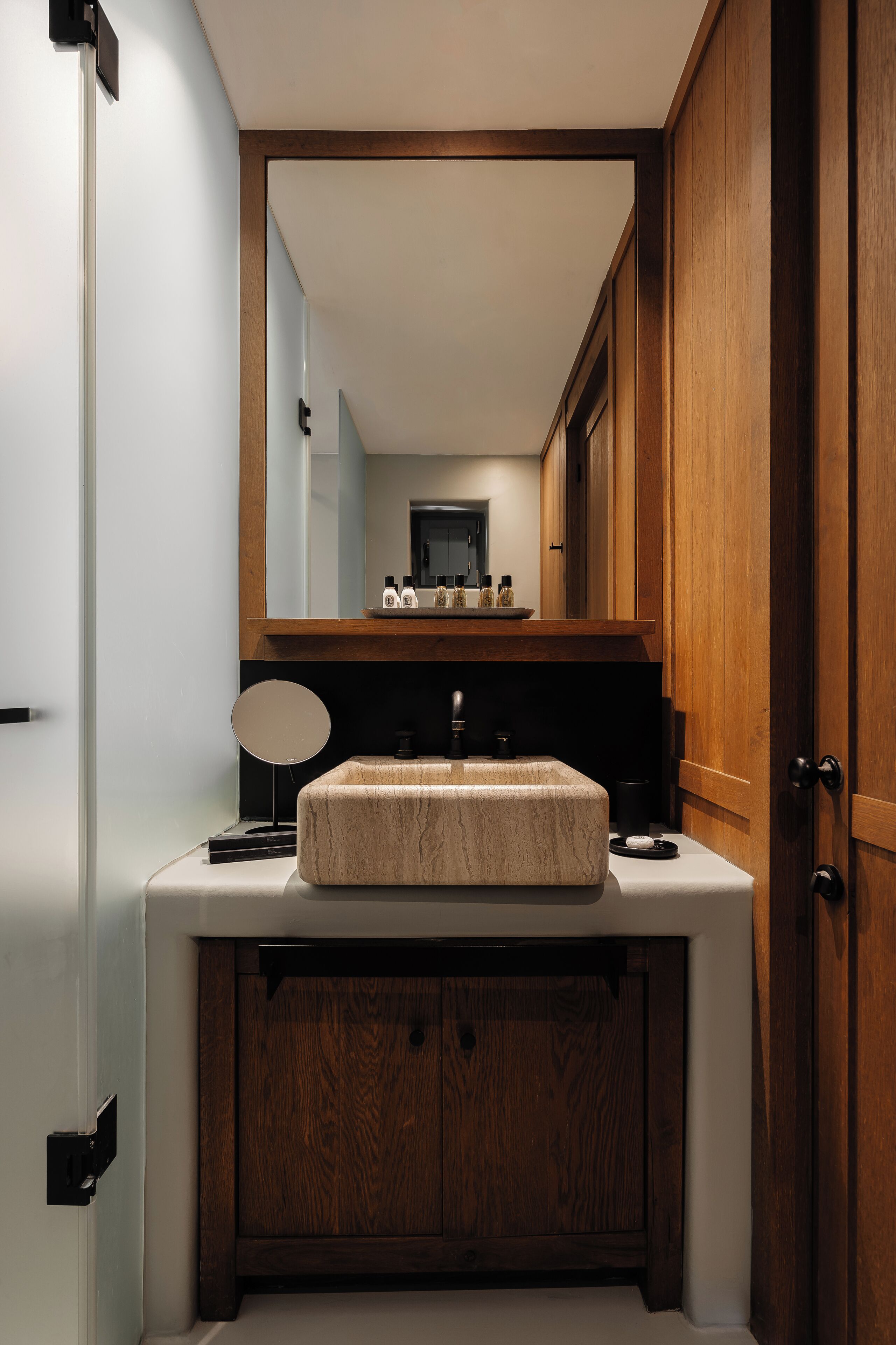 superior double room, sea view | bathroom | shower, rainfall showerhead, designer toiletries, hair dryer