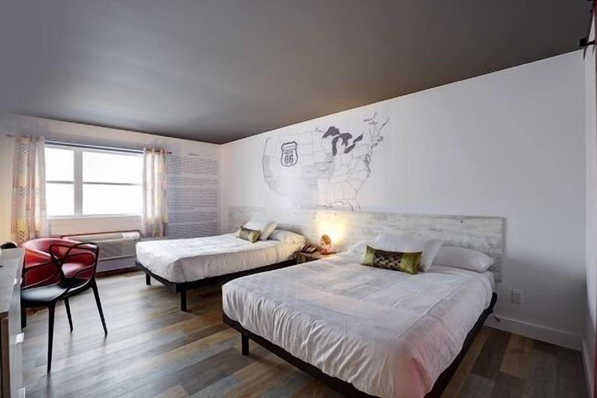 Superior-Zimmer, 2 Queen-Betten (La Oklahoma) | 1 Schlafzimmer, hochwertige Bettwaren, Verdunkelungsvorhänge