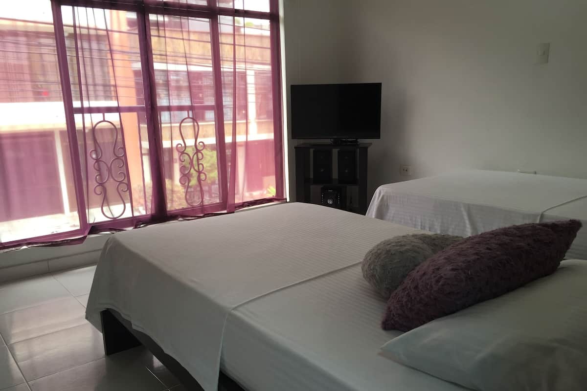 Twin Room, Shared Bathroom | Iron/ironing board, free WiFi