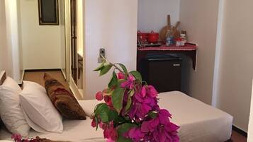 Premium bedding, minibar, iron/ironing board, bed sheets