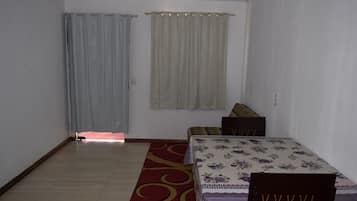 1 bedroom, blackout drapes, iron/ironing board, rollaway beds