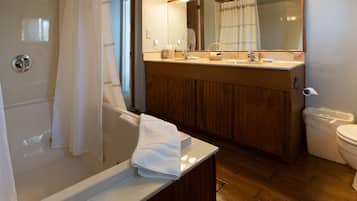 Kensington Suite | Bathroom | Designer toiletries, hair dryer, bathrobes, towels