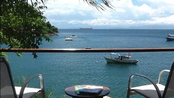 Suíte, sacada, vista para o mar (Brisamar) | Sacada