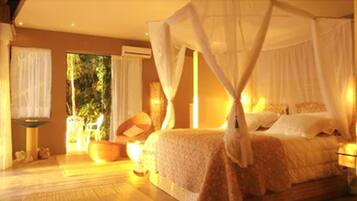 Suíte, sacada, vista para o mar (Brisamar) | Roupas de cama de algodão egípcio, roupas de cama premium