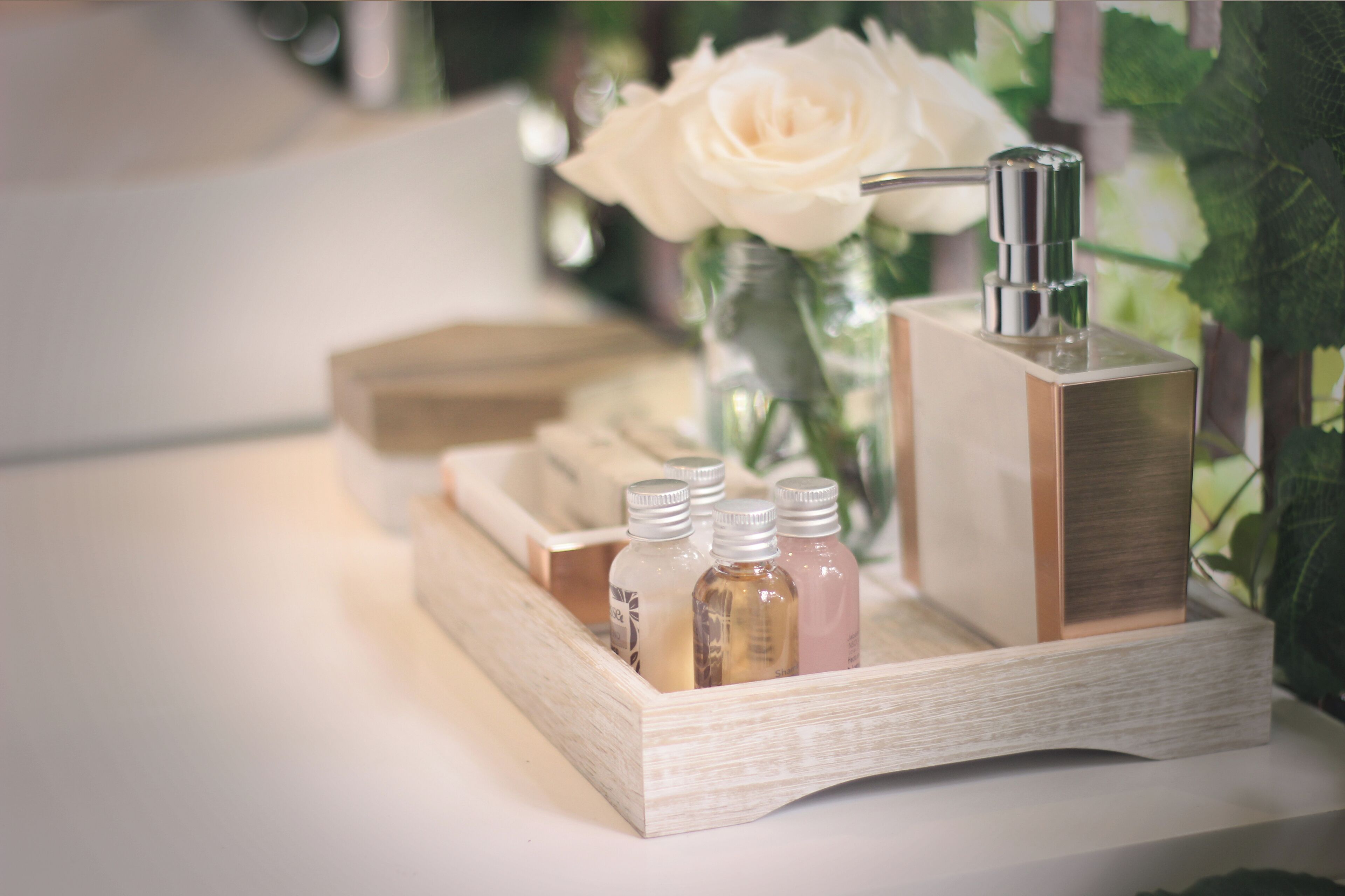 deluxe double room, 1 king bed | bathroom | shower, rainfall showerhead, free toiletries, hair dryer