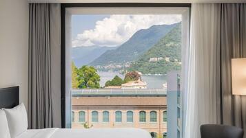 Camera Premium, 2 letti singoli, vista lago | Copriletto in piuma, cassaforte in camera, con arredamento individuale