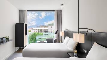 Deluxe Room, 2 Single Beds, City View | Down duvets, in-room safe, individually furnished, desk