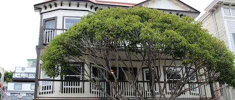 Façade de l’hébergement