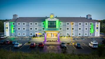 Front of property – evening/night