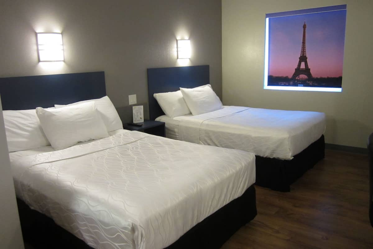 economy room, 2 queen beds | view from room