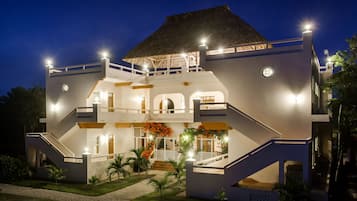 Front of property – evening/night