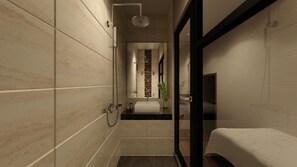 Standard Single Room | Bilik Mandi | Pancuran mandi, kelengkapan dandanan diri percuma, pengering rambut 