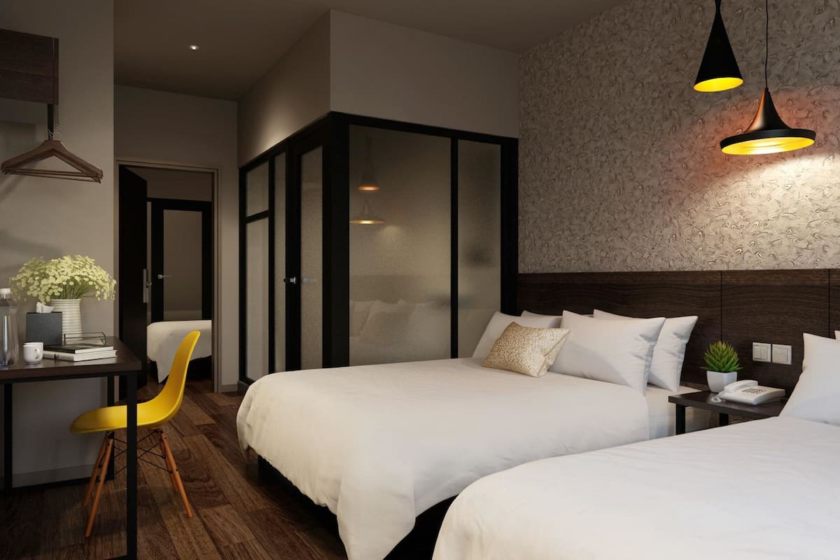 Family Room (2 Queen) Window | Desk, iron/ironing board, free WiFi, wheelchair access