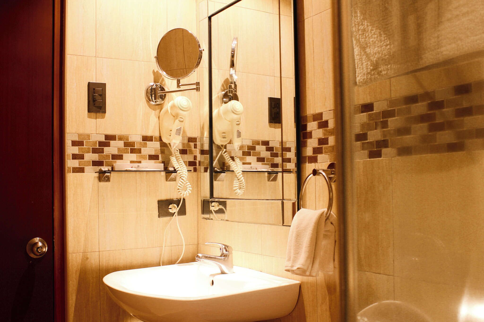 deluxe double room, 1 queen bed | bathroom | shower, free toiletries, hair dryer, bathrobes