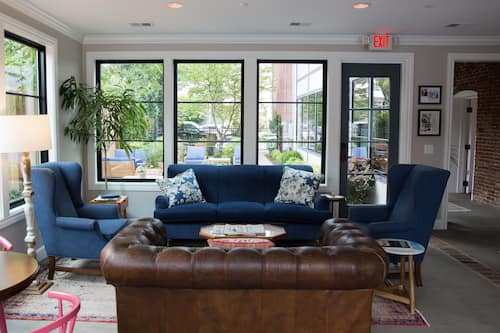 Lobby sitting area