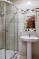 Free toiletries, hair dryer, bathrobes, slippers