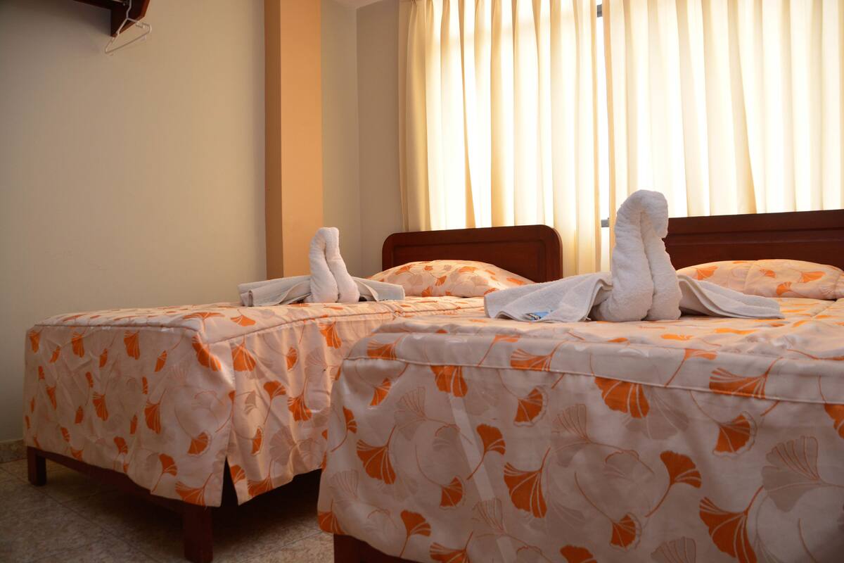 Triple Room | In-room safe, desk, iron/ironing board (on request), WiFi (free)