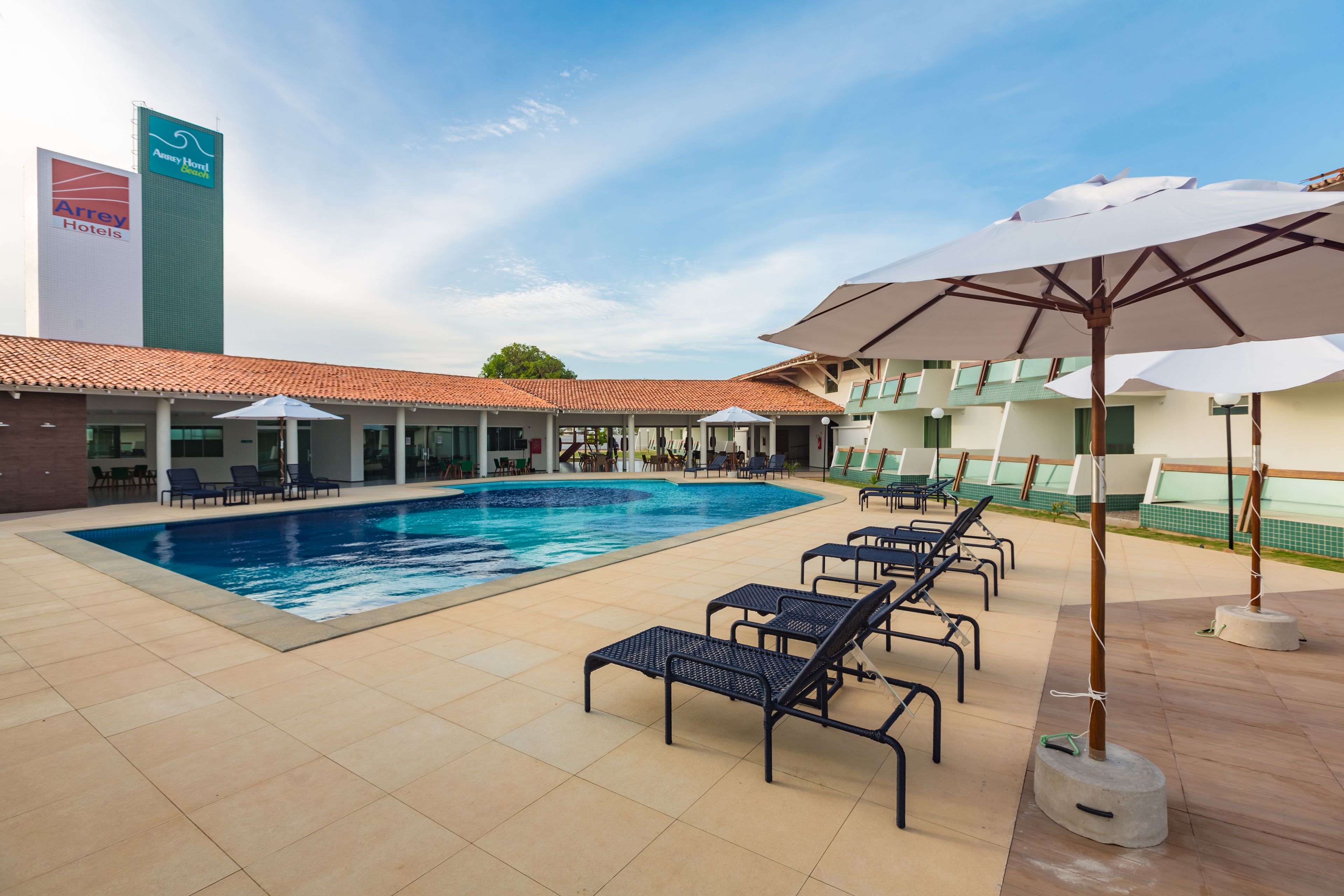 outdoor pool, open 8:30 am to 10:00 pm, pool loungers