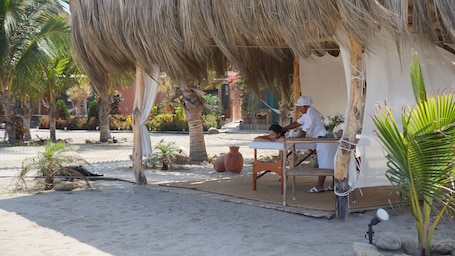 Terraza o patio. La Posada De Los Tumpis