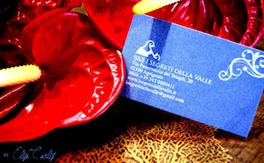 A business card with contact information for B&B I SEGRETI DELLA VALLE. - I Segreti della Valle (Agrigento)