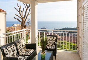 Apartment, 1 Bedroom, Terrace, Sea View | Terrace/patio