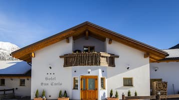 Fassade der Unterkunft