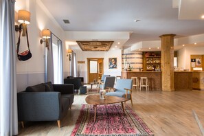 Sitteområde i lobbyen