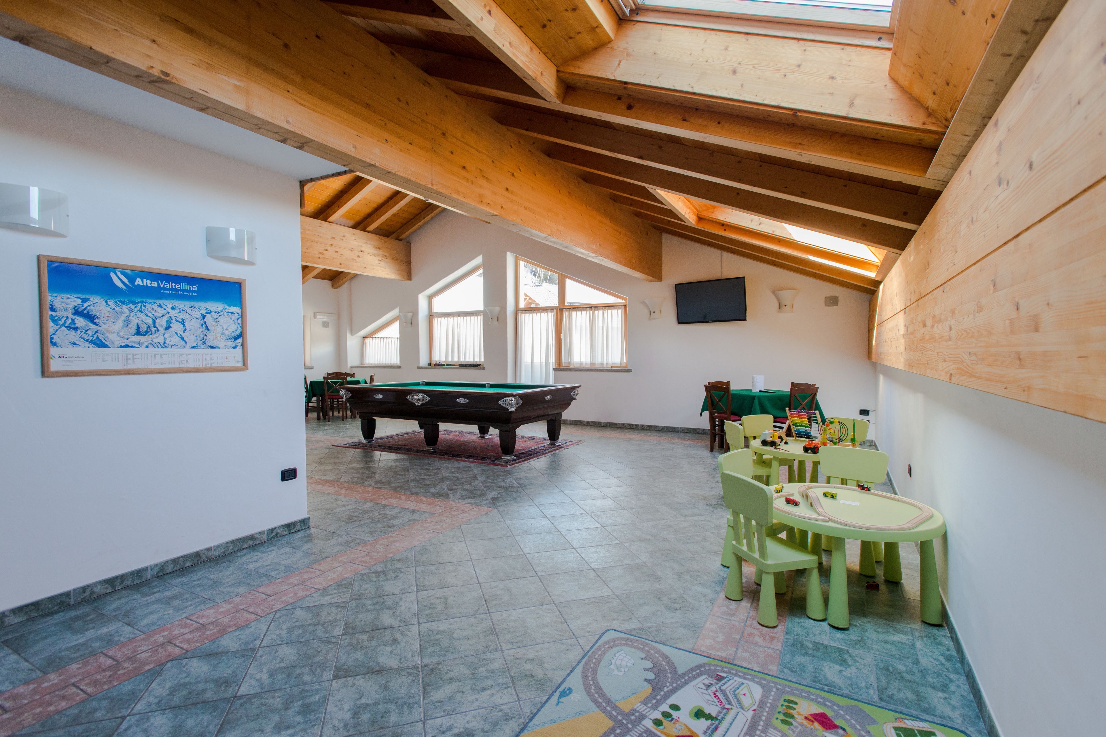 Innendørs lekeområde for barn