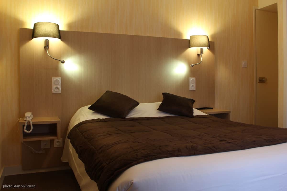 Luxe beddengoed, een bureau, een strijkplank/strijkijzer, gratis wifi