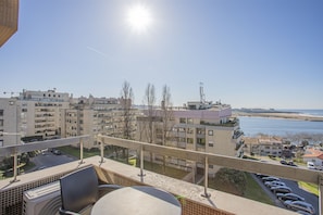 Blick von der Unterkunft