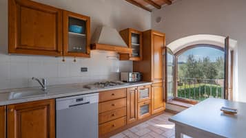 Apartment, 2 Schlafzimmer (Papavero) | Eigene Küche | Großer Kühlschrank, Mikrowelle, Ofen, Herdplatte