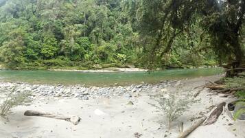 Private beach
