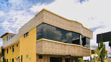 Majoituspaikan julkisivu